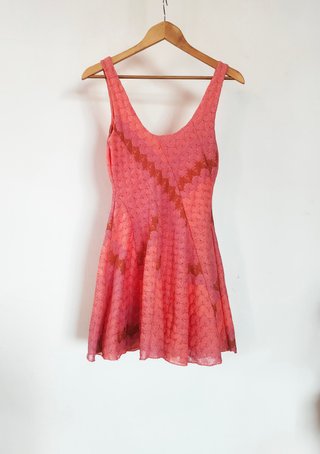 Vestido Free People Coral Texturizado Talla XS