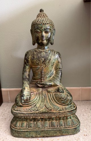 Estatua Buda Bronce Antigua
