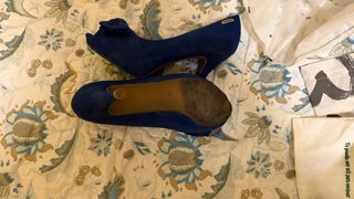 Zapatos de tacón azul Refresh. Poco uso.