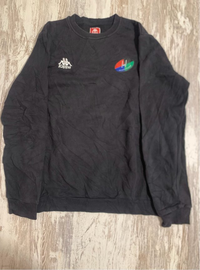 Sudadera Negra Kappa Talla L