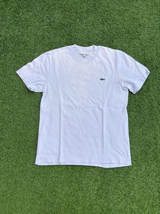 Camiseta Lacoste hombre Azul Claro XS original