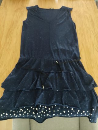 Vestido Desigual Azul Talla S