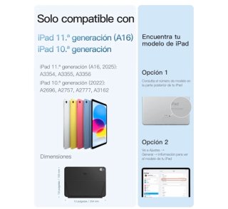 Fondina con tastiera Inateck per iPad 10/11ª Gen