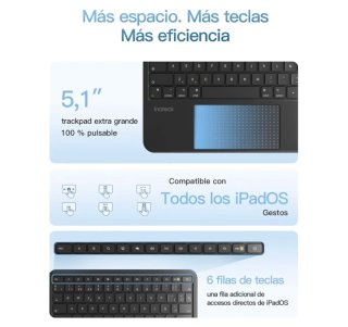 Fondina con tastiera Inateck per iPad 10/11ª Gen
