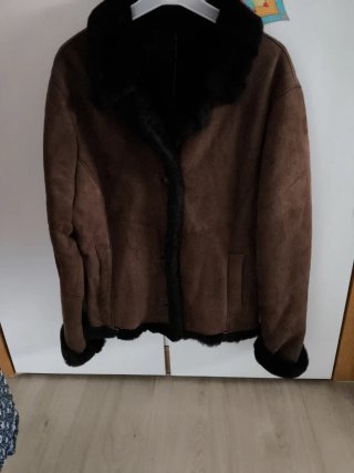 Chaqueta de Piel Marrón