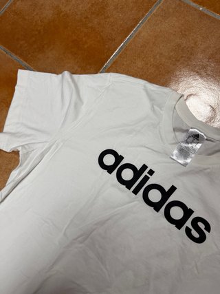 Sudadera Adidas Blanca con Rayas+ camiseta origina