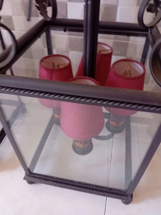 3 Lámparas de Techo Estilo Farol