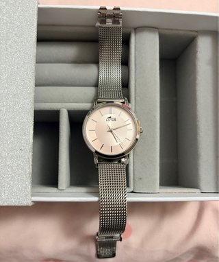 Reloj Lotus Mujer Caja Plateada