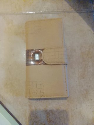Cartera de mujer beige