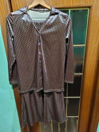 Conjunto Pijama Mujer Rombos Talla Única