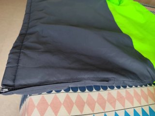 Chaqueta nieve Verde y Negra