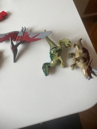 Lote 3 figuras de dinosaurio LEGO Jurassic World