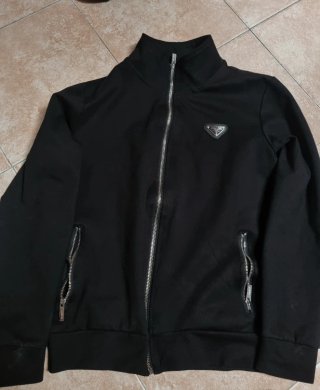 Felpa Prada Nera Taglia S