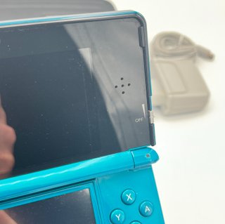 Nintendo 3DS Aqua Blu Console + Caricatore