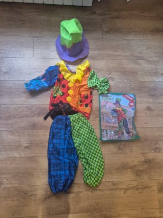 Disfraz de Payaso para Niños 3-4 Años
