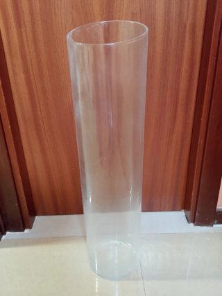Jarrón de Cristal Ovalado