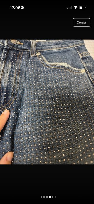 Vaqueros con brillos
