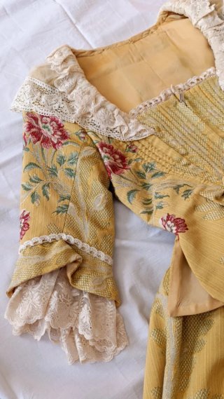 Traje de Fallera Adulta Amarillo
