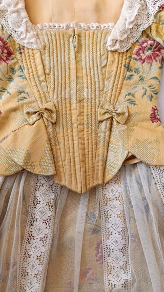 Traje de Fallera Adulta Amarillo