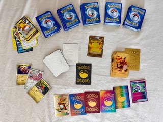 Lote de 405 Cartas Pokémon