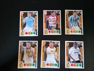 Lote 6 Cromos Adrenalyn 2012-2013 Plus Defensa