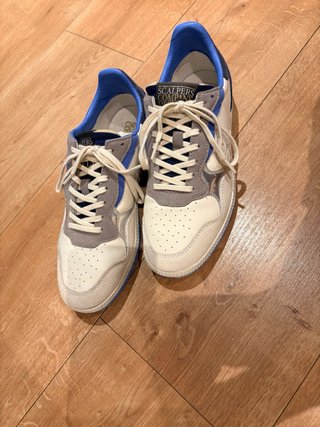 Zapatillas Scalpers Blancas y Azules