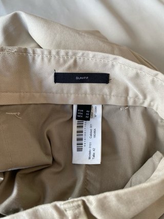 Calças bege Massimo Dutti