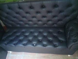 Divano Chesterfield Nero