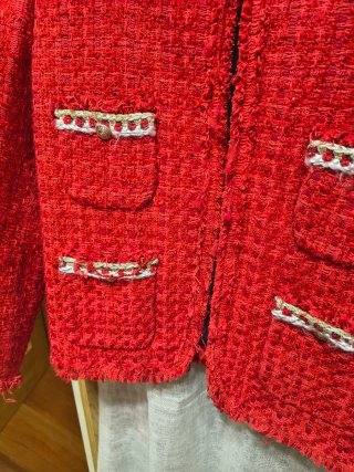 Chaqueta Zara Roja