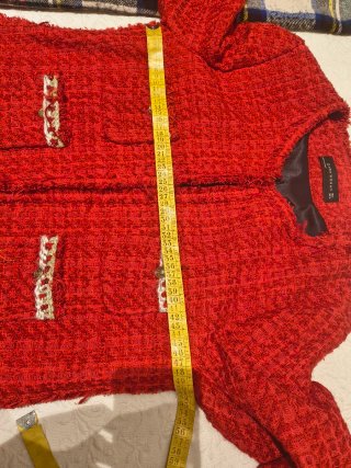 Chaqueta Zara Roja
