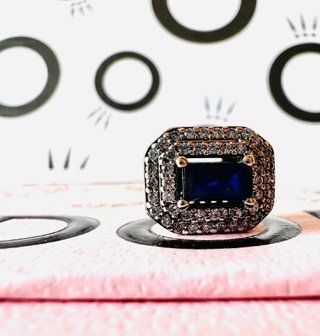 Charm Pandora con Piedra Azul