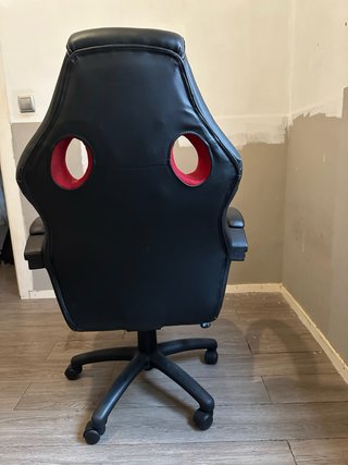 Sedia da Gaming Rossa e Nera