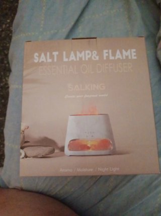 Difusor de Aceites Esenciales y Lámpara de Sal