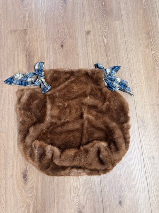 Funda para cochecito de bebé de pelo y tela cuadro