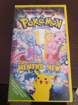 Pokémon La Película: Mewtwo vs Mew (VHS)