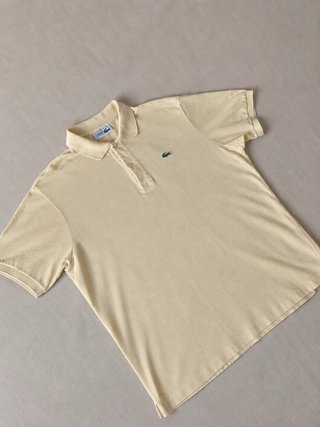 Polo Lacoste Vintage Beige Made in Spain