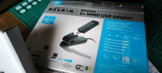 Adaptador USB Wireless G+ MIMO Belkin