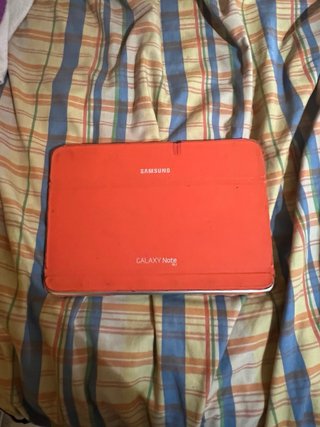 Tablet Samsung arancione per ricambi