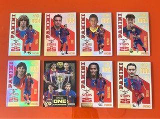 Lote 8 Cromos Panini FC Barcelona
