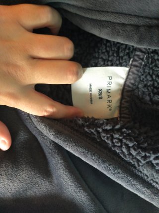 Snuddie Primark Gris Talla XS