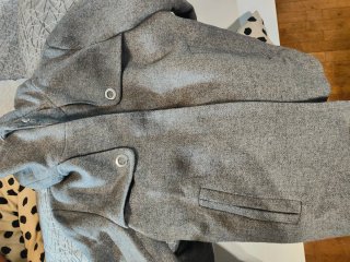 Abrigo Gris Zara