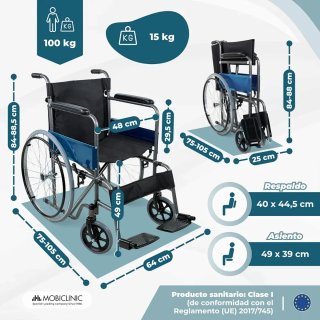 Silla de ruedas de adulto