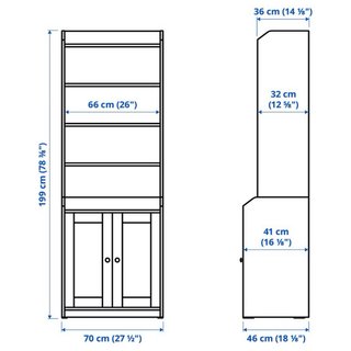 Estantería Hauga IKEA Blanca