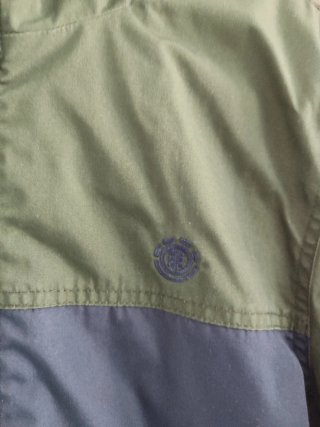 Cazadora Element niño azul y verde