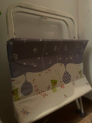 Bañera con Cambiador Plegable