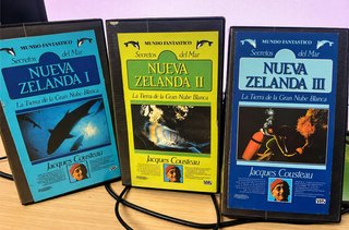 Lote VHS Jacques Cousteau Documentales Retro