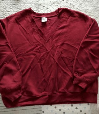 Sudadera Roja Bershka Talla L
