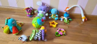 Lote Juguetes Bebé Peluches y Sonajeros