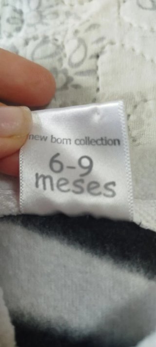 Disfraz Pelele de Cebra Talla 6-9 Meses