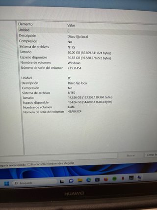 Huawei MateBook i3 8GB RAM Windows 11